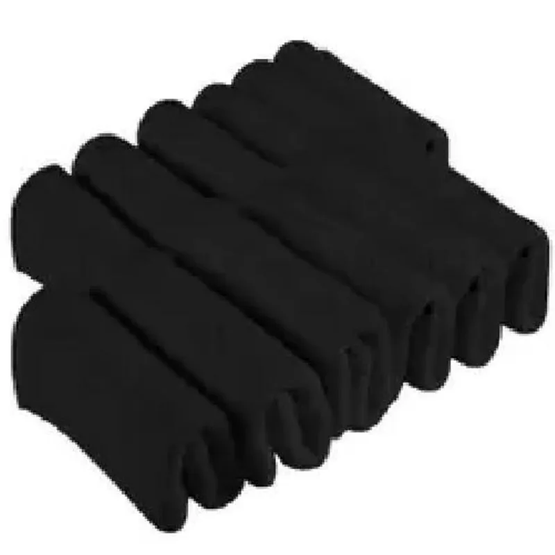 Kit 10 Toalhas De Rosto Para Salão Simples – 65X40Cm Preto