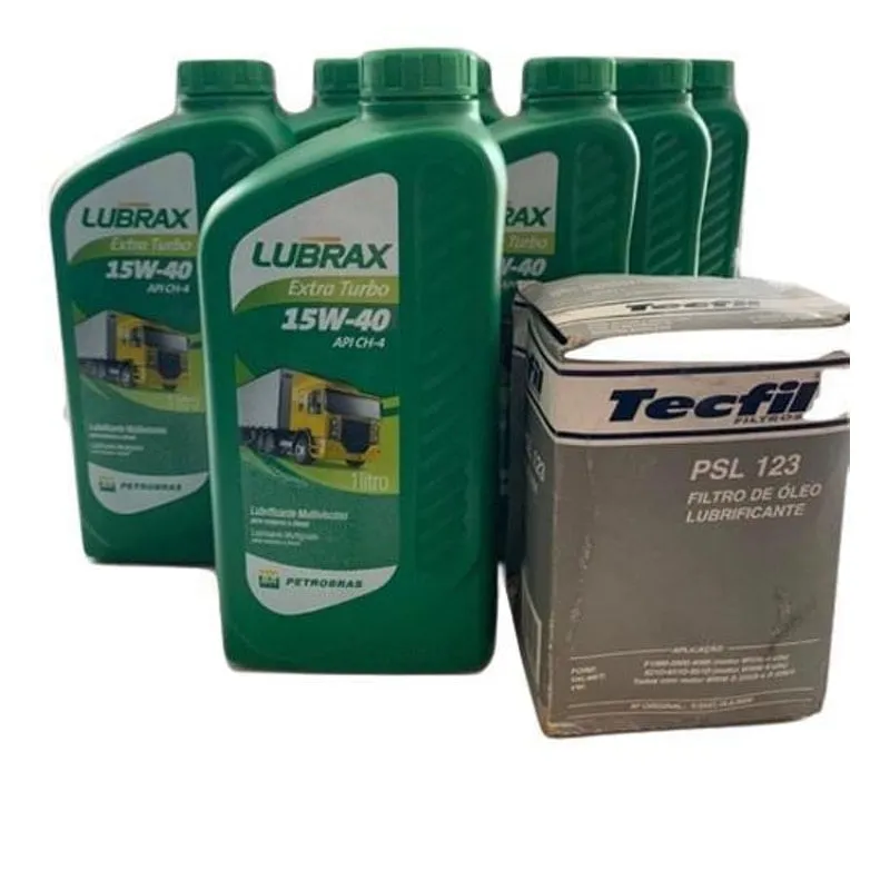 Kit Troca Óleo Motor 15W40 + Filtro F1000 Mwm 226 229