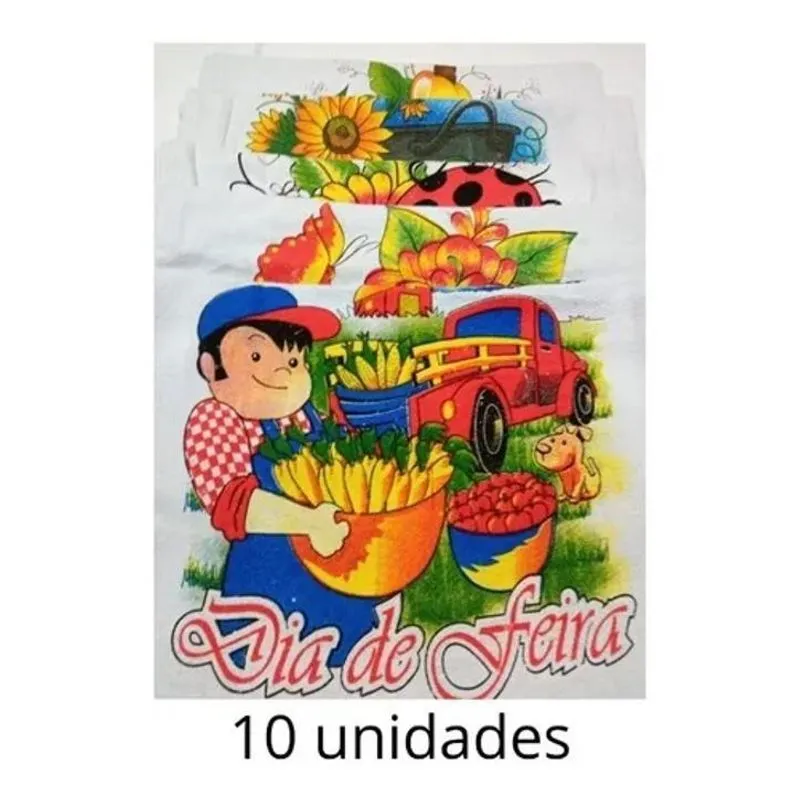 Pano De Prato Legitimo Pé De Galinha Estampado 10 Un