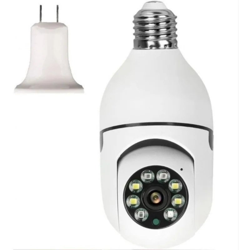 Câmera Com Microfone Monitoramento Wi Fi Smart Led 360