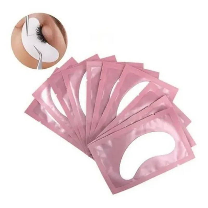 5x Protetor De Pálpebras Para Extensão De Cílio 50 Pares