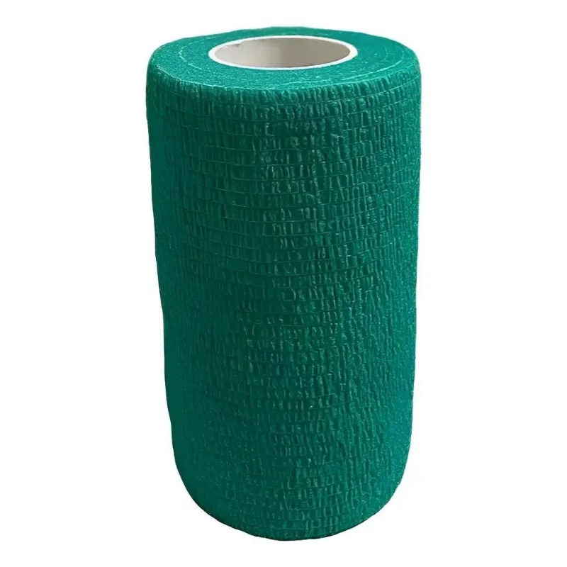 3 Bandagem Elástica Autoadesiva Flexível Pet Atadura Verde