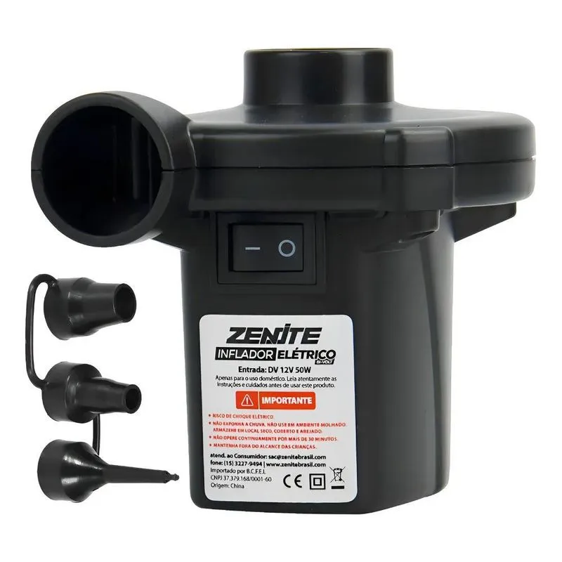 Zenitebomba Elétrica Inflar E Desinflar Para Encher Piscina