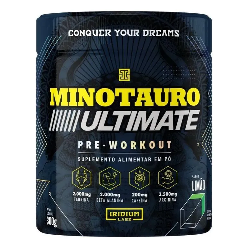 10x Pré Treino Minotauro Ultimate 300g - Iridium Labs
