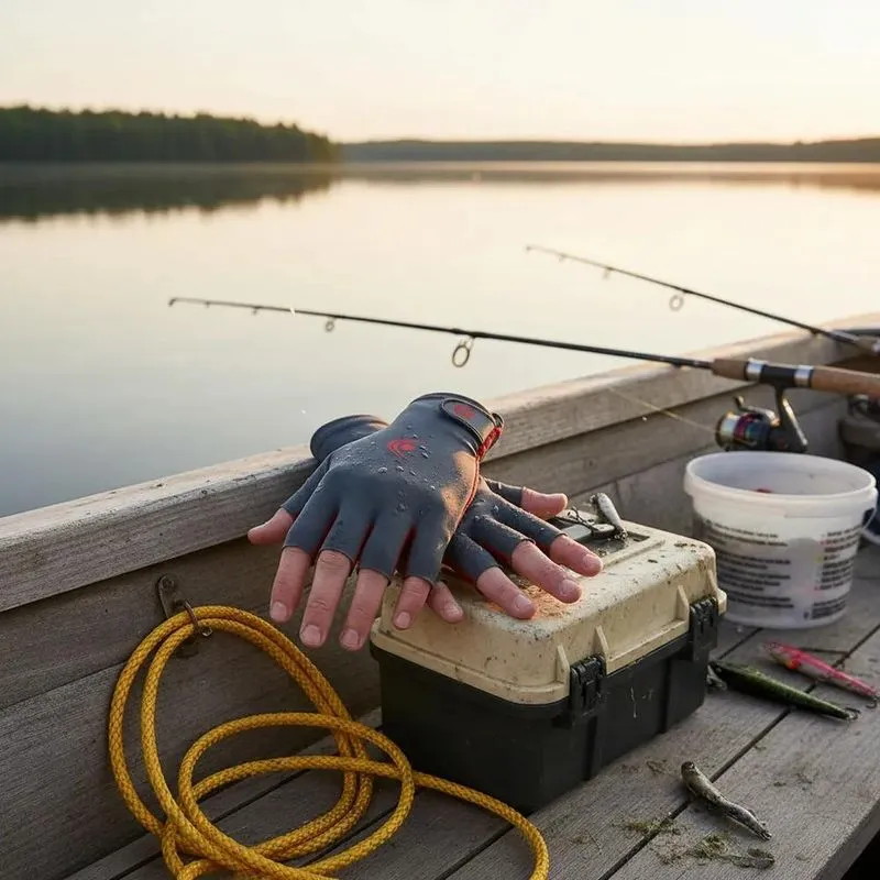 Luva Pesca Esporte Fishingco Sun Protect Uva E Uvb 50+ Clip