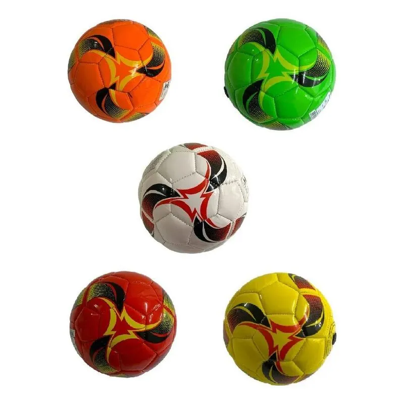Mini Bola De Futebol Infantil Estampada Colorida 14 Cm N 2