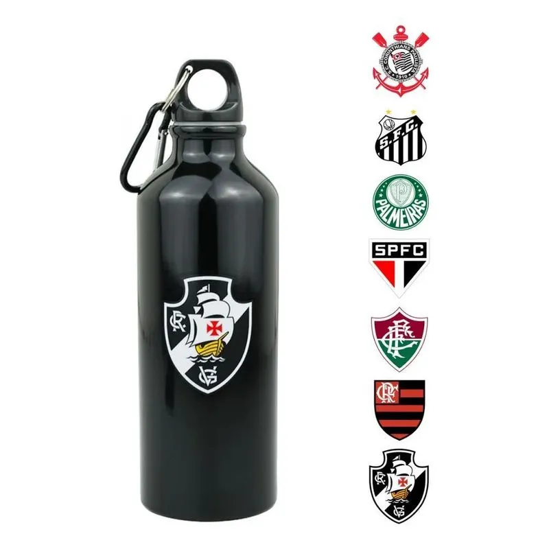 Garrafa Aluminio Squeeze Flamengo Time Futebol Oficial Vasc