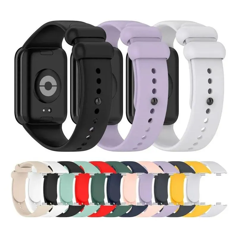 2x Pulseira Silicone Para Xiaomi Smart Mi Band 8 Pro M2303b1