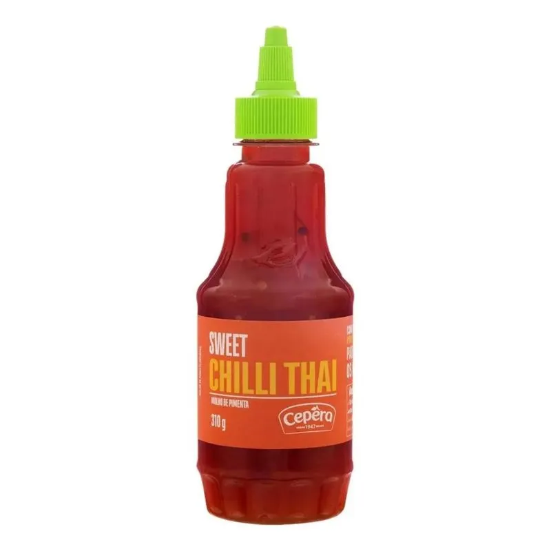 5x Molho De Pimenta Sweet Chilli Thai Agridoce Sabores Cep