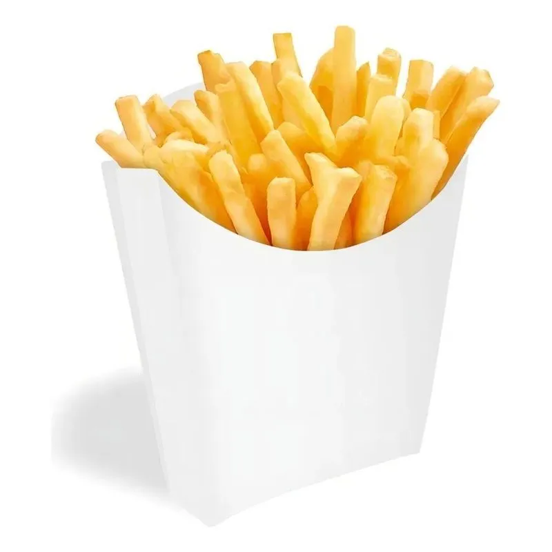 3x Embalagem Para Batata Frita Pequena - 100 Unidades