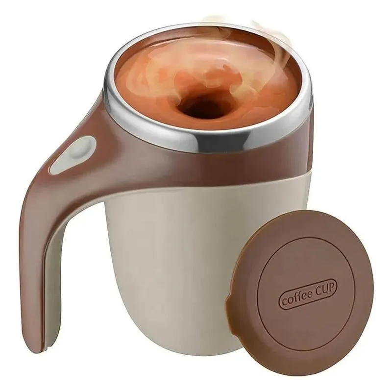 10x Copo Caneca Mixer Elétrica Mistura 400ml Com Tampa