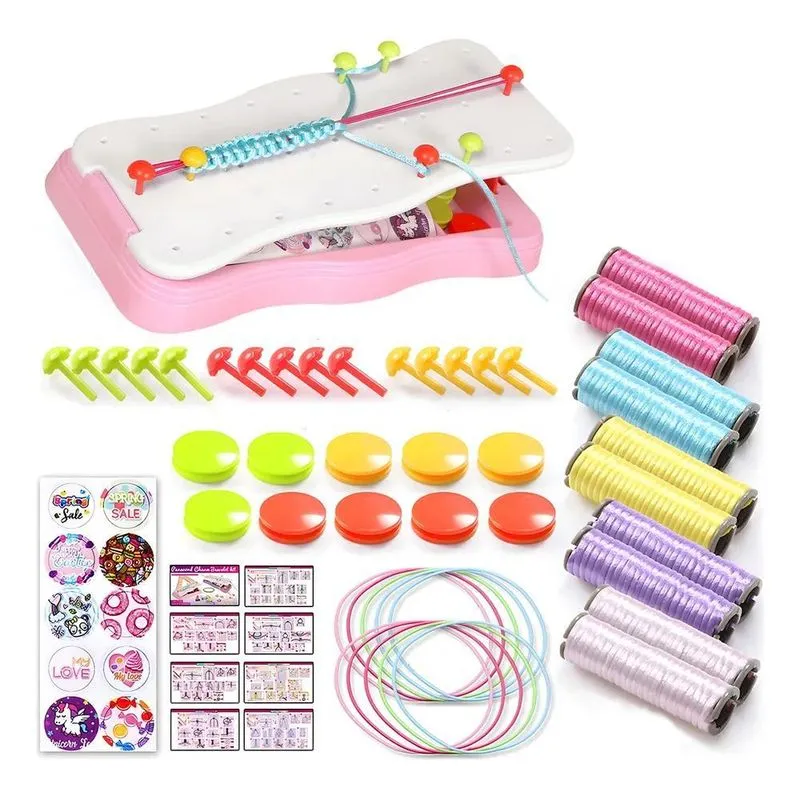 Kit De Fabricação De Pulseira De Amizade Diy Para Meninas