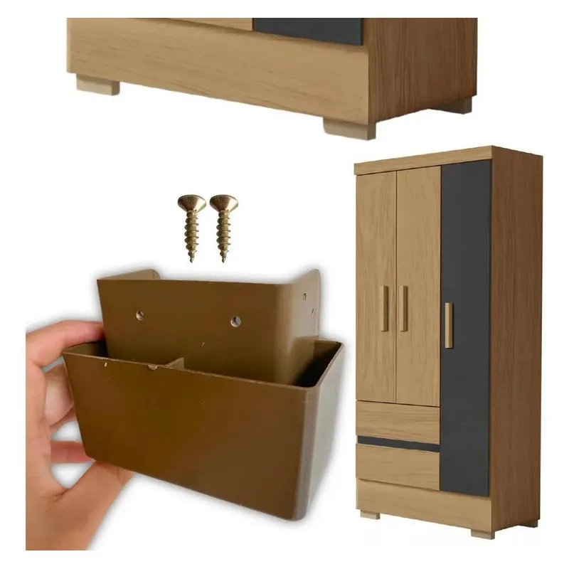 Kit 8 Pés De Guarda Roupa E Pé Para Moveis Estante Rack 5cm