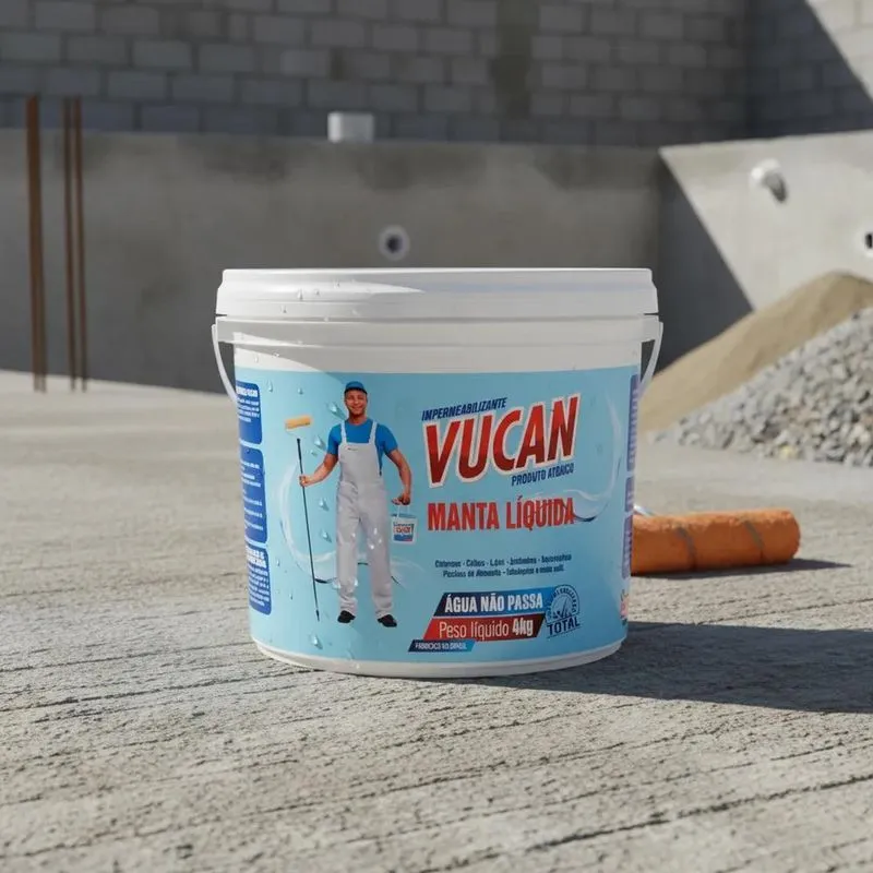 Impermeabilizante Manta Líquida Vucan 4kg Cor Branco