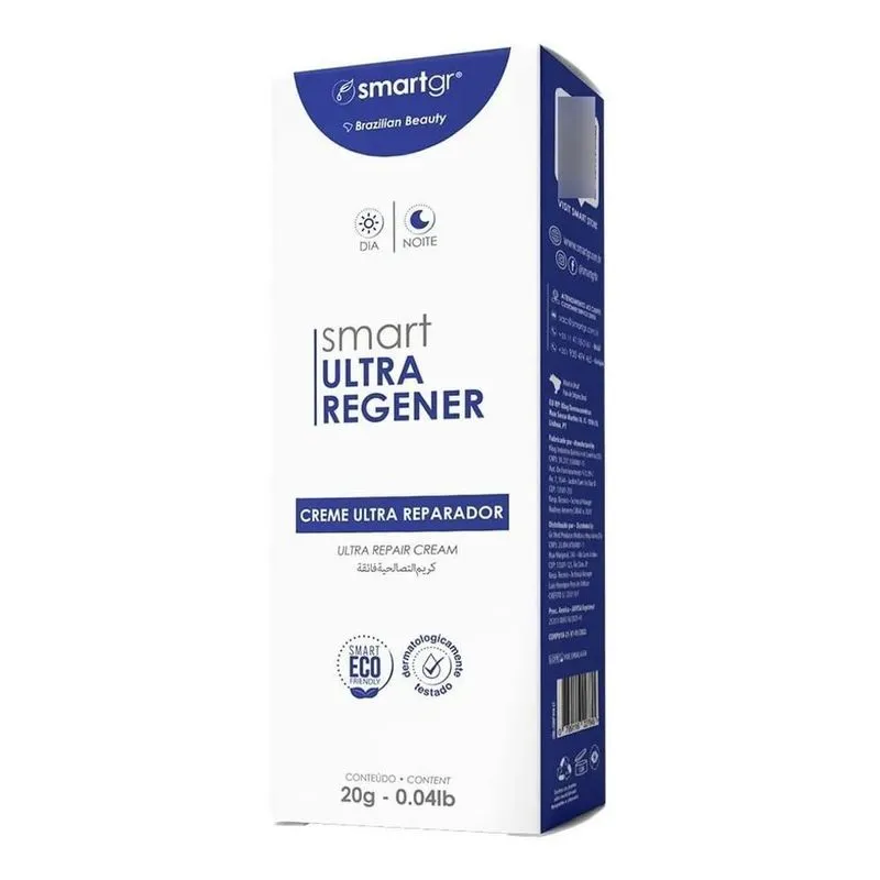5x Smart Ultra Regener Smart Gr Creme Ultra Reparador 20g Ti