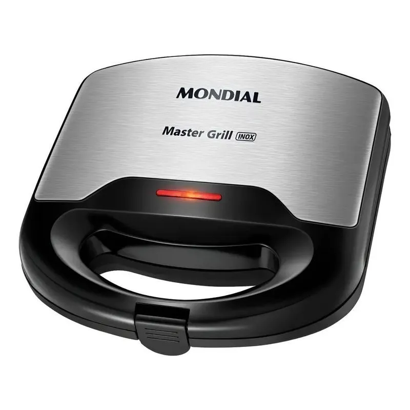 Sanduicheira Master Grill 750w S-20 Preto/inox Mondial Cor P