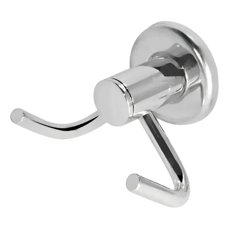 3x Gancho Porta Toalha Duplo Inox Alumínio