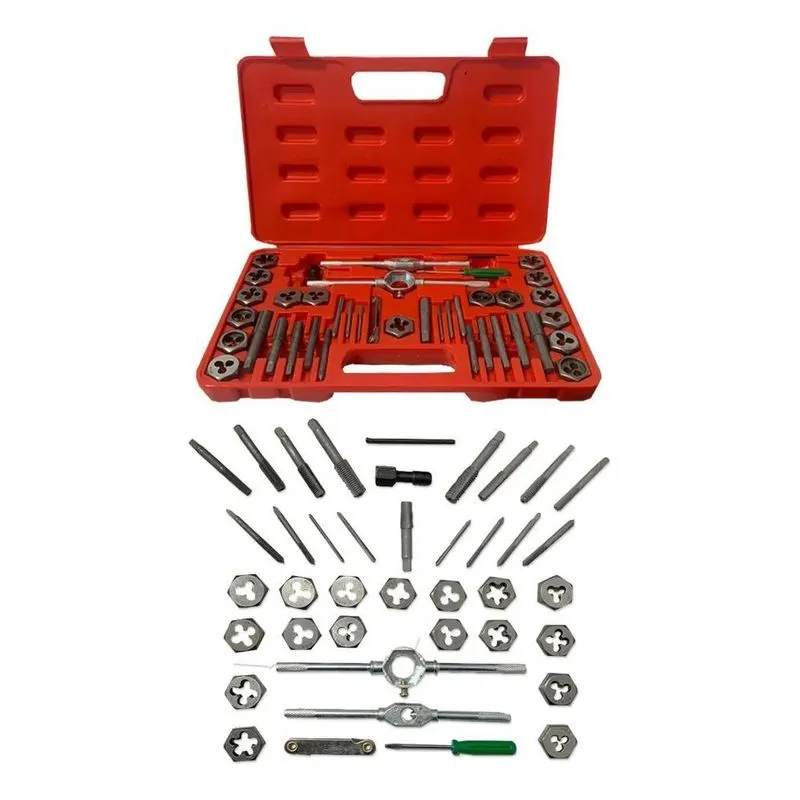 10x Jogo Macho E Tarracha Maleta 40 Peças Lee Tools