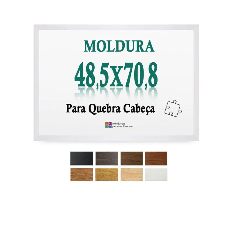 Moldura Quebra Cabeça Estrela 1000 Peças 70,8 X 48,5 C/ Petg