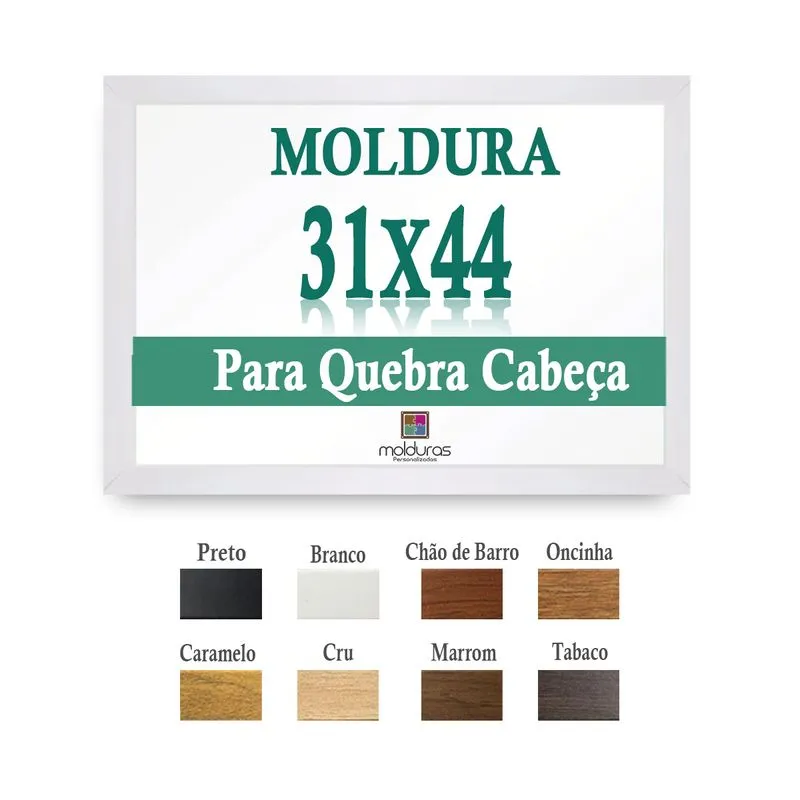 Moldura Para Quebra Cabeça Jak 31 X 44 Cm Puzzle Com Petg