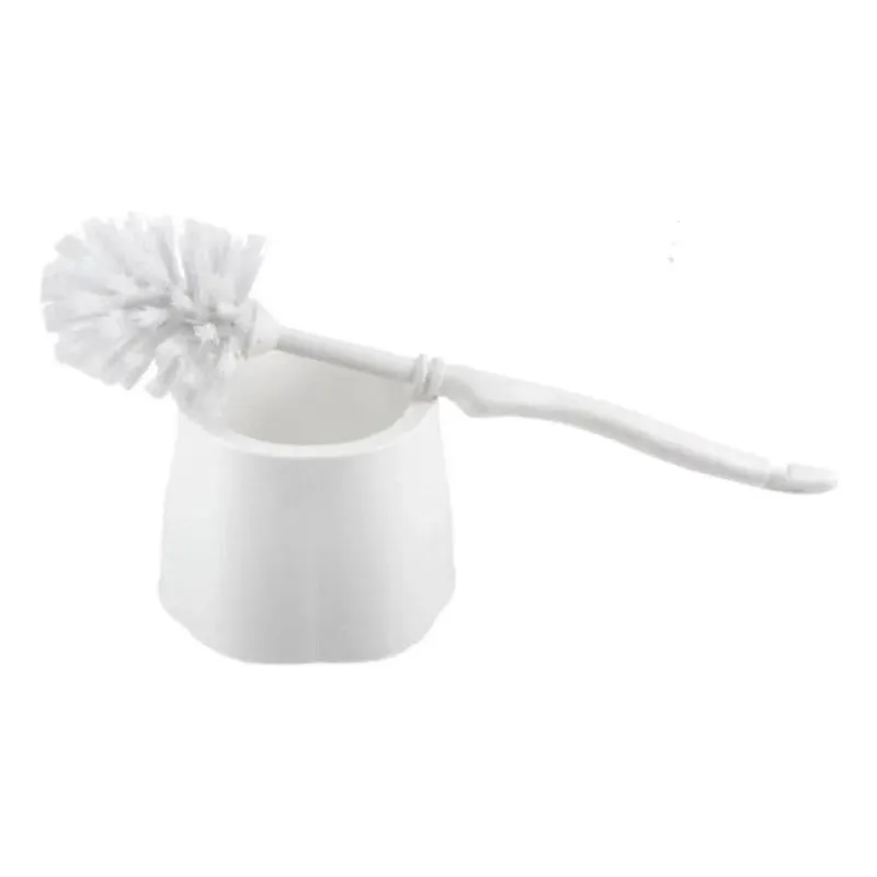 3x Escova De Limpar Vaso Sanitário Privada Banheiro - Cor Br