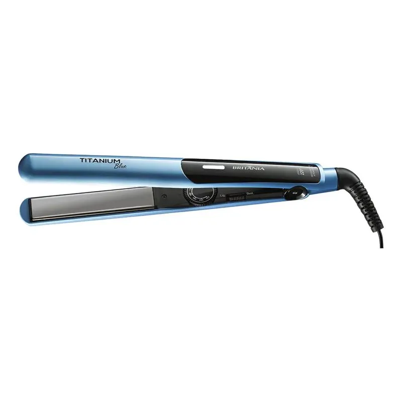 Prancha Chapinha Titanium Blue Profissional Britânia 220c B