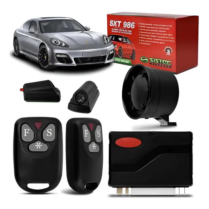 Alarme Automotivo Sistec Universal Com 2 Controles 986