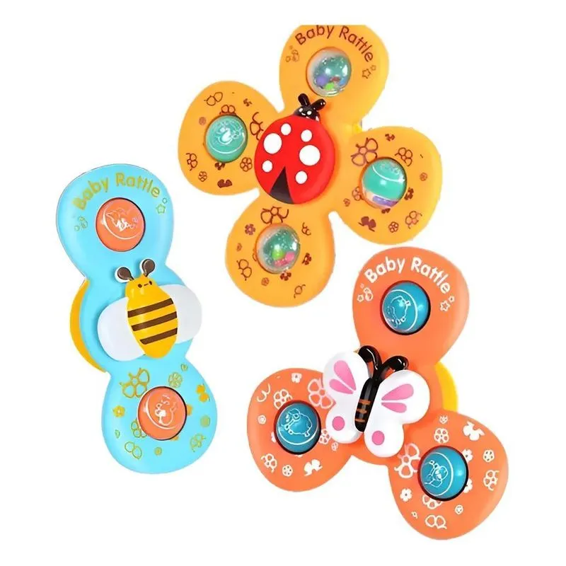 Brinquedo P Bebe Gira Com Estimulo Sensorial Spinner