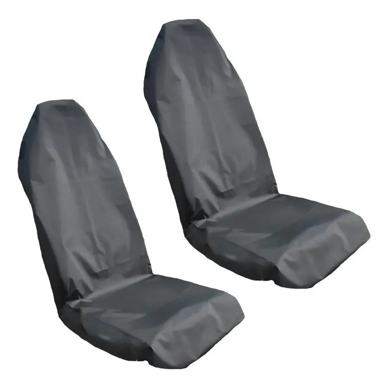 2x Kit 2 Capas Impermeável Protetora Banco Carro Mecânico