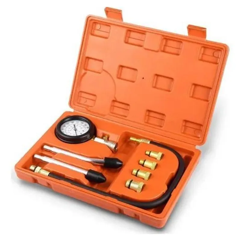 2x Medidor De Compressao De Cilindros Motor Carro/moto 8 Peç