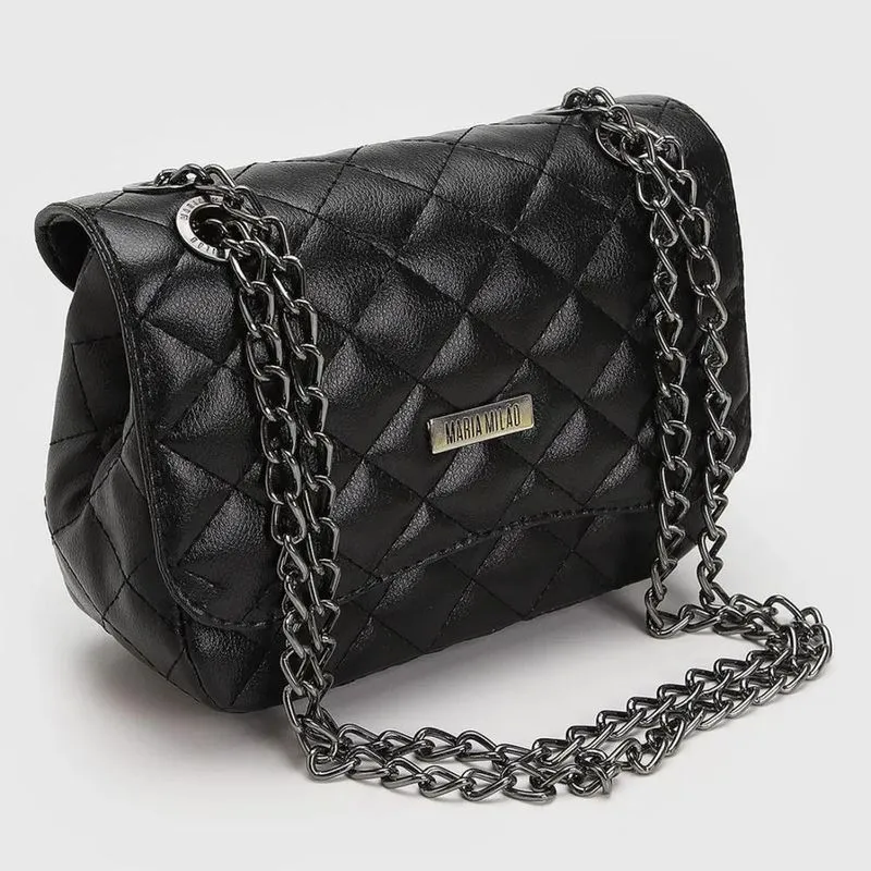 10x Bolsa De Lado Feminina Lateral Com Corrente Matelassê F