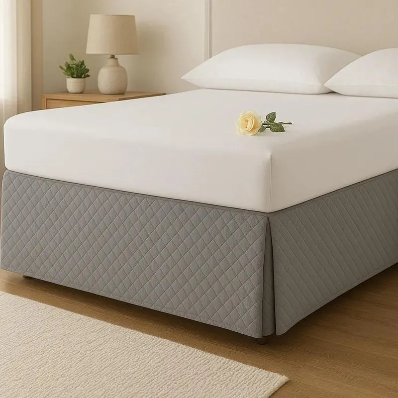 Saia Box Casal Ultrassônica: Elegância E Proteção Pr - Cinza