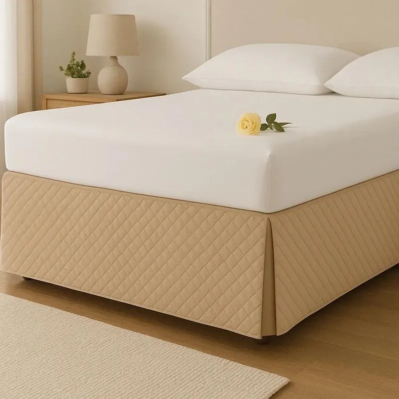 Saia Box Casal Ultrassônica: Elegância E Proteção Pr - Cáqui