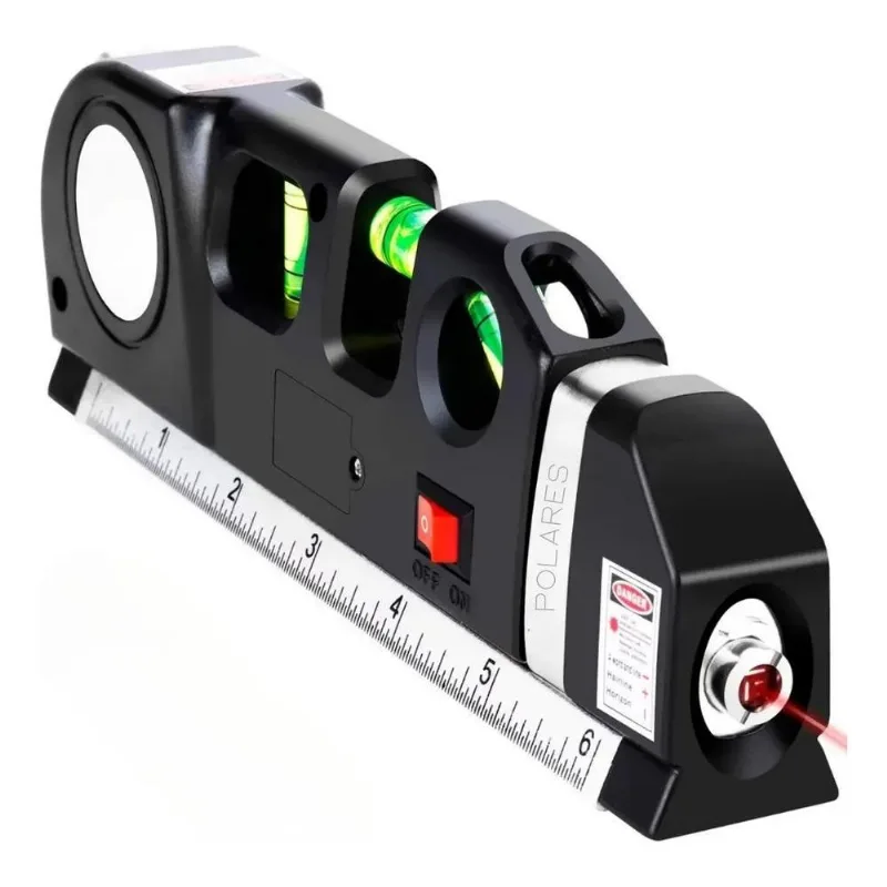 3x Polares N80 Nivel A Laser Nivelador 3 Linhas Trena Régua
