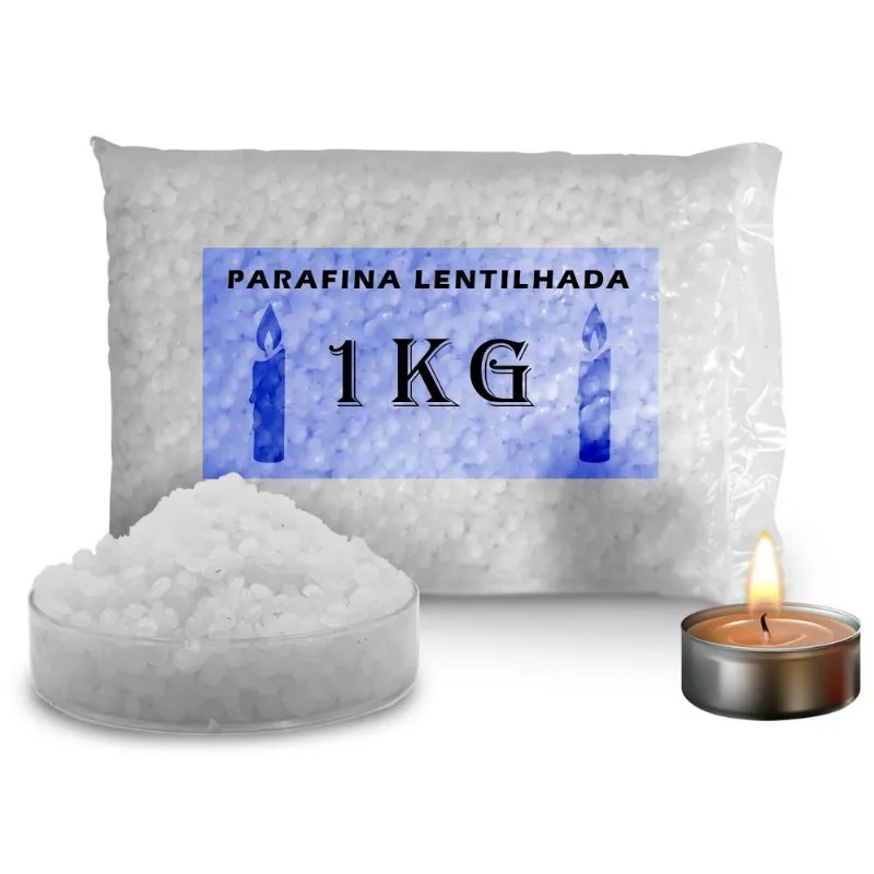 Parafina Lentilhada Aroma Max 1kg - Para Velas