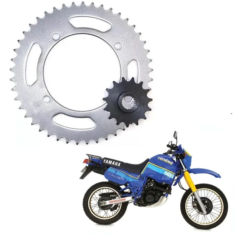 Kit Coroa Pinhão Sem Corrente Yamaha Xt 600 Teneré Ate 2005