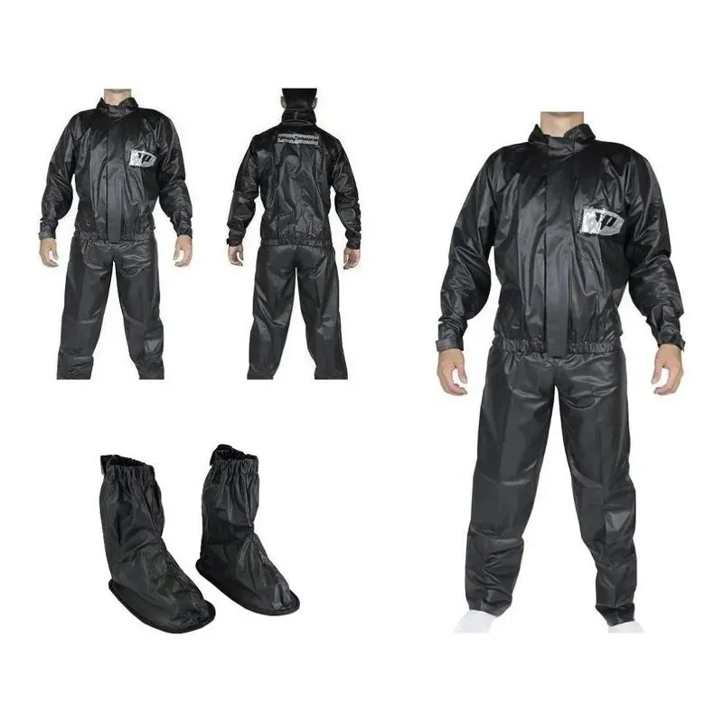 Nt Kit Capa Chuva Pantaneiro Pvc P 1pecas+polaina P 1pecas