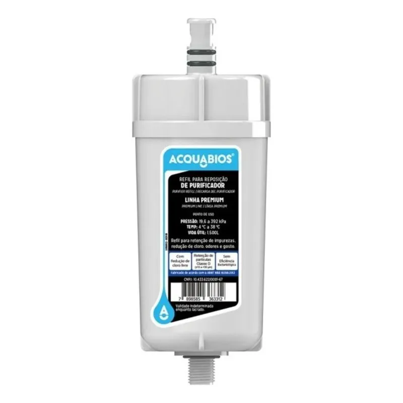 5x Refil Premium - Acquabios Cor Branco