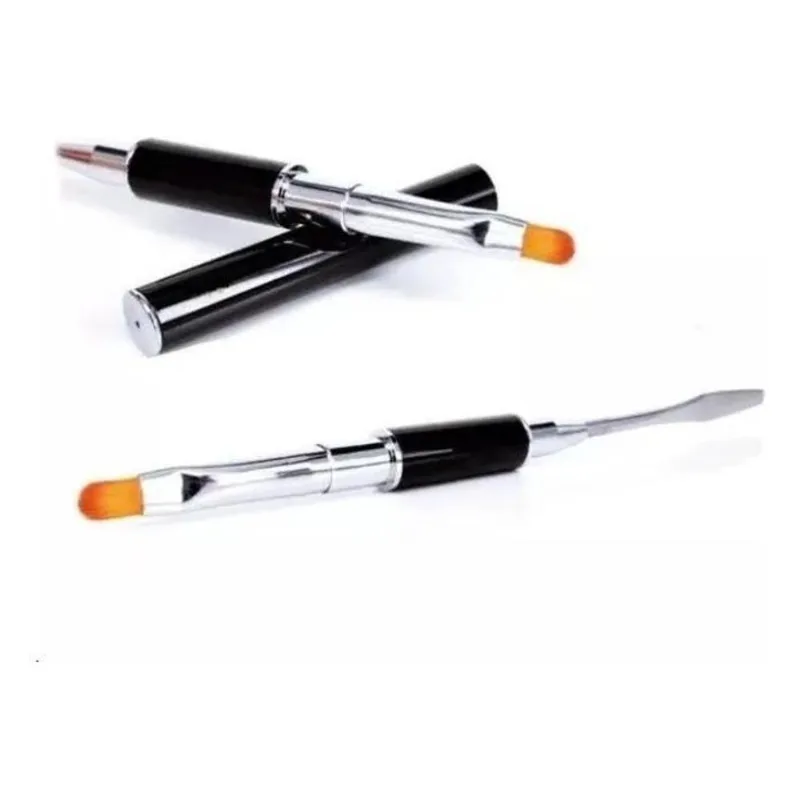 Pincel Espátula Polygel Ponta Dupla Poligel Manicure Gel
