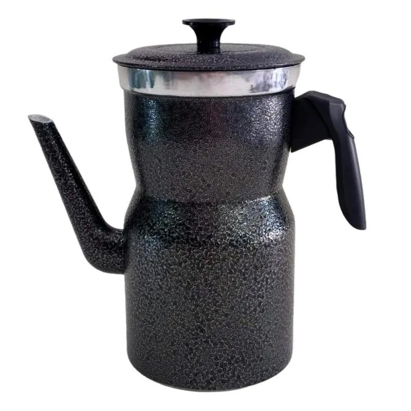 Bule Cafeteira Café Chá Leite Alumínio Bico Grande 1900 Ml