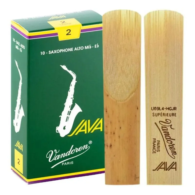 3x Palheta Para Saxofone Alto Vandoren Java De 2 Unidades