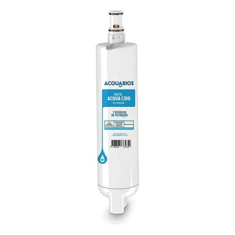 3x Refil Classe A Compatível Consul Acquabios Cs-10 Cor Bran