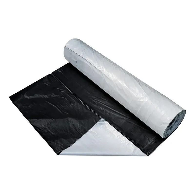 Lona 8x4m Dupla Face Preta E Branca Para Silagem Preta