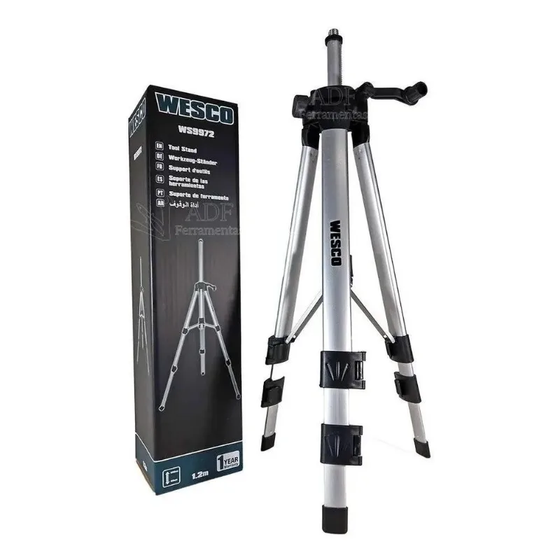 3x Tripe Para Nivel A Laser Com Bolsa 1,2m Ws9972 Wesco
