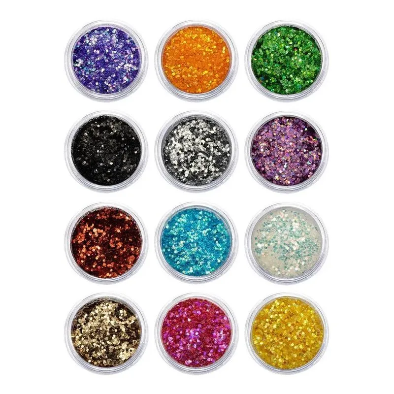 3x Glitters Arte Sedução Decoração De Unhas De Gel Nail Art