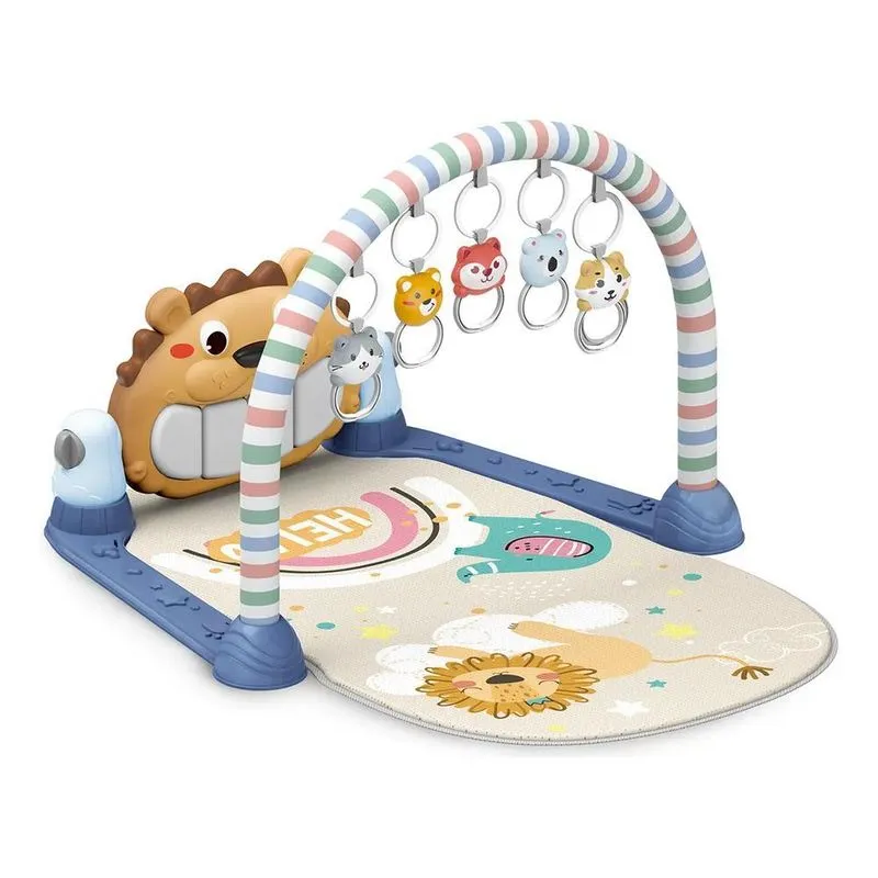 Tapete De Atividades Bebê Piano Musical Lion Maxi Baby - Azu