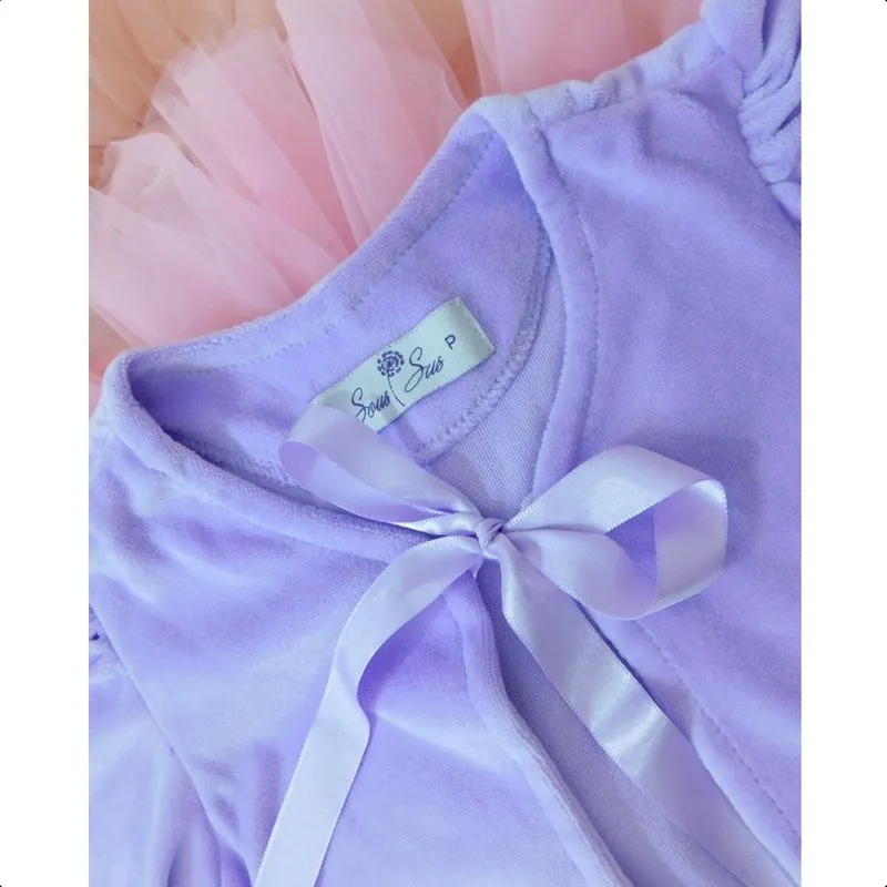 Casaquinho Plush Ballet Infantil Camada Dupla Algodão