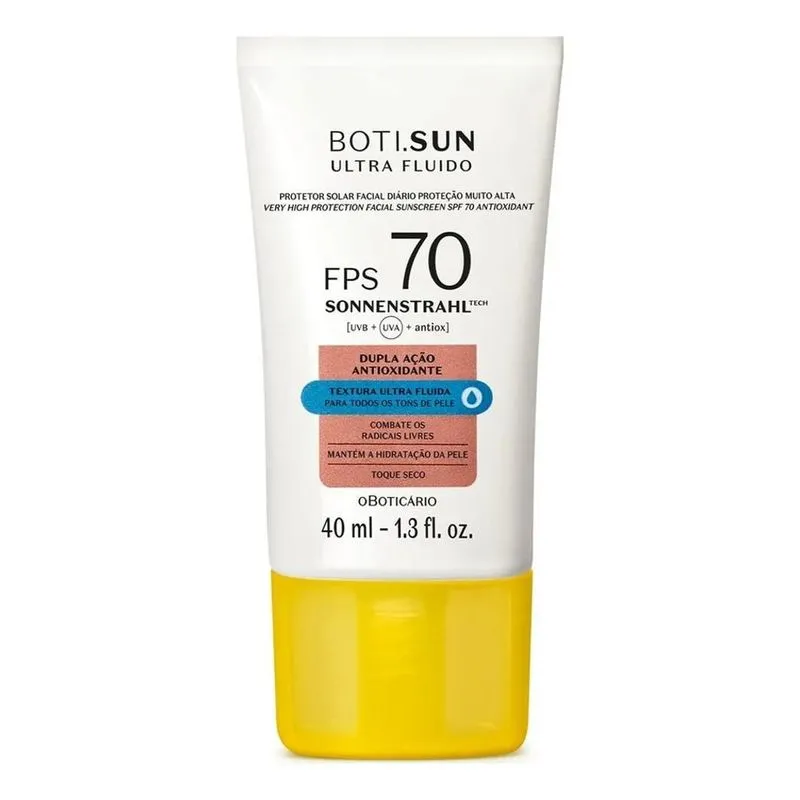 Protetor Solar Facial Fps70 40ml O Boticário