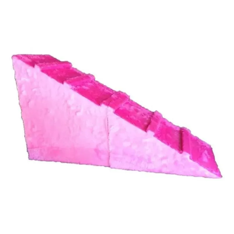 Rampa Para Cães Com 60cm De Altura Rosa Bebê Com Rosa Pink