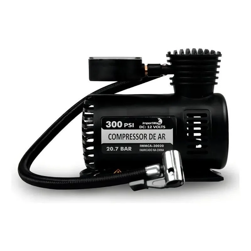 3x Compressor De Ar Elétrico Portátil Importway Iwmca30020 0